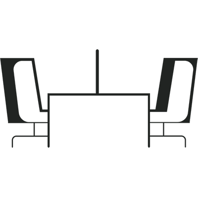 Simplistic table and chairs