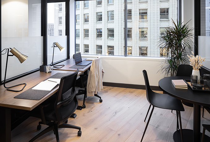 Small office room for two people