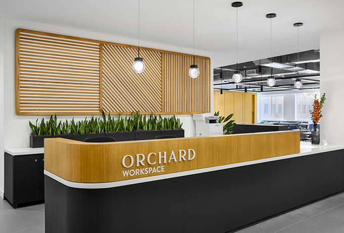 Orchard Workspace Reception