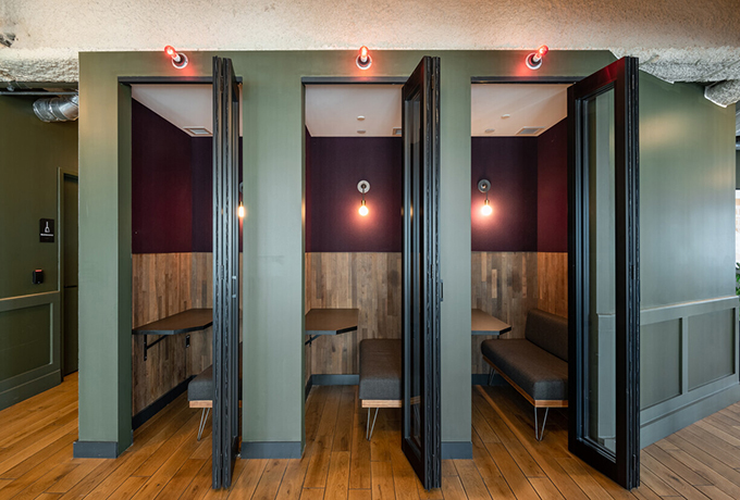 Private office spaces